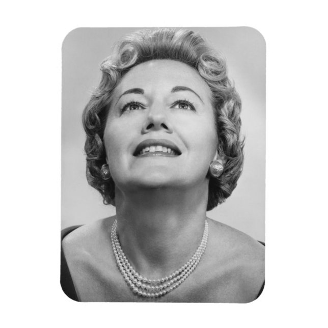 Ímã Mulher Olhando para cima (Vertical)