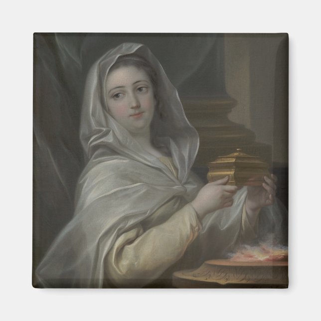 Imã Mulher retratada como Virgem Vestal (Roma Antiga) (Frente)