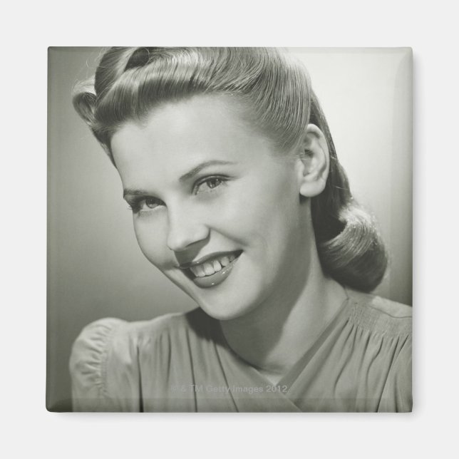 Imã Mulher sorrindo 2 (Frente)