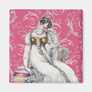 Imã Mulher Vintage