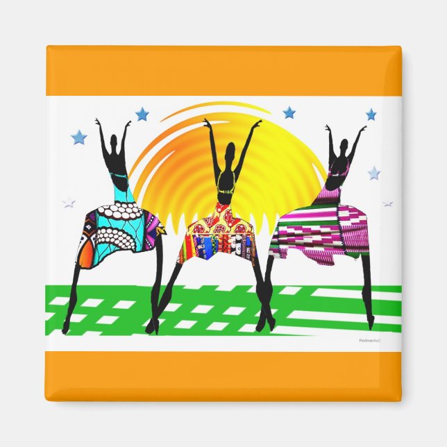 Imã Mulheres Africanas Ataques (Frente)