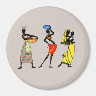 Imã Mulheres Africanas Invertendo Magnet