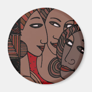 Imã Mulheres Afro-Americanas