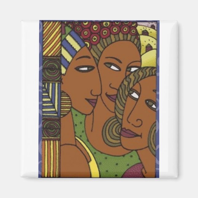 Imã Mulheres Afro-Americanas (Frente)