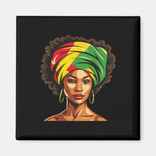 Imã Mulheres Afro-Americanas Menina Negra História Mon