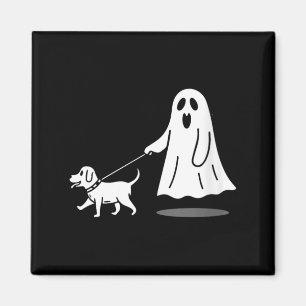 Imã Mulheres Cachorro Fantasma Engraçado Dia das Bruxa