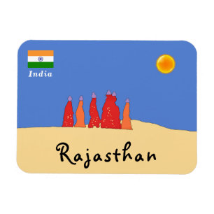 Ímã Mulheres carregandos no deserto de Thar - Rajastha