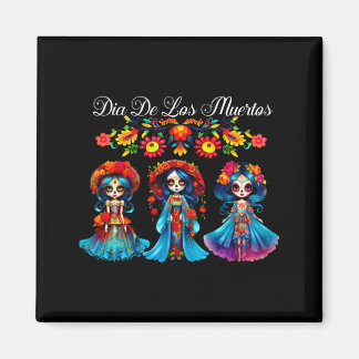 Imã Mulheres de Crânio de Açúcar Dia De Los Muertos Ca