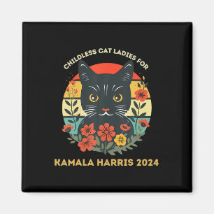 Imã Mulheres De Gato Sem Filhos Para Kamala Harris 202