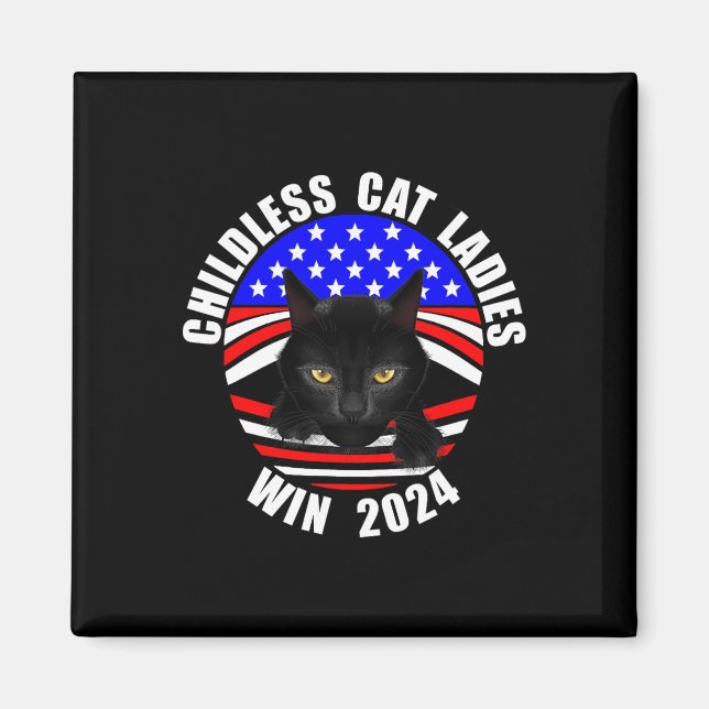 Imã Mulheres de Gato Sem Fios Vencem 2024 (Frente)