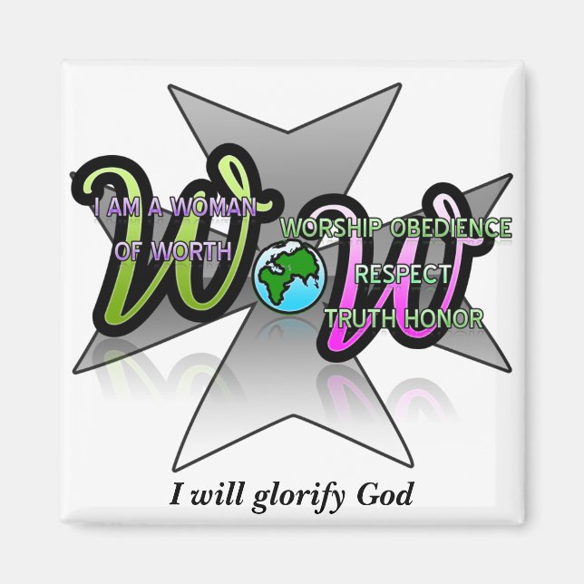 Imã Mulheres de Magnetos Dignos (Frente)