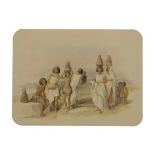 Ímã Mulheres de Nubian em Kortie no Nile, de "Egipto