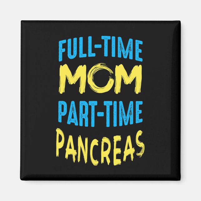 Imã Mulheres Diabetes Sensibilização Mês roupa Mãe par (Frente)