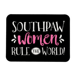 Ímã Mulheres do Southpaw governam o cartão mundial