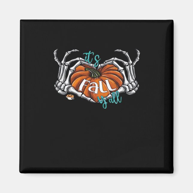 Imã Mulheres é outono Vocês todos Pumpkin Gnomo Árvore (Frente)