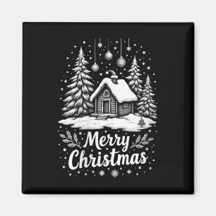 Imã Mulheres Feliz Casa de Natal Família Cortante