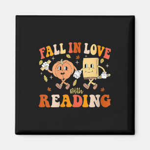 Imã Mulheres Groovy Apaixonadas pela Leitura no Dia de