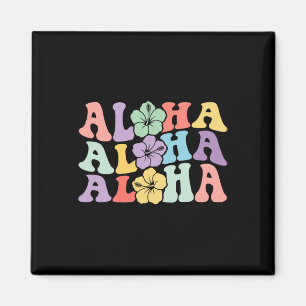 Imã Mulheres havaianas Família Férias Aloha Hibisco Fl