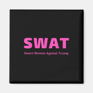 Imã Mulheres Inteligentes Contra Trump-Pink Swap Anti-