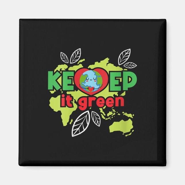Imã Mulheres Mantêm Verde - Proteção Ambiental (Frente)