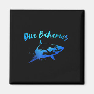 Imã Mulheres Mergulham Bahamas Scuba Diver Snorkel Mer