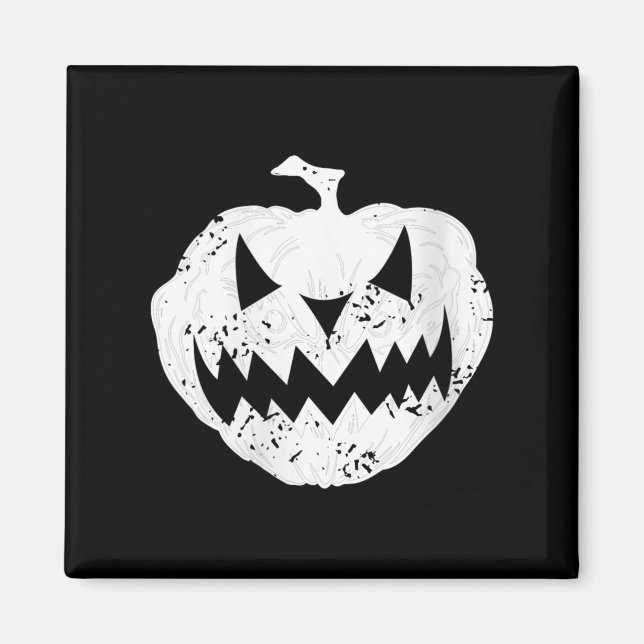 Imã Mulheres Meu Pumpkin Face Distante Escuro (Frente)
