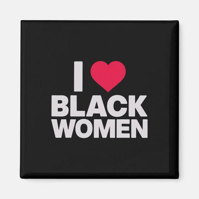 Imã Mulheres Negras Dão Presente Mulheres Negras Negra (Frente)