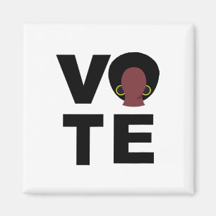 Imã Mulheres Negras Votam Eleição Política Votos Negro
