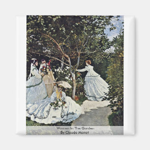 Imã Mulheres No Jardim Por Claude Monet