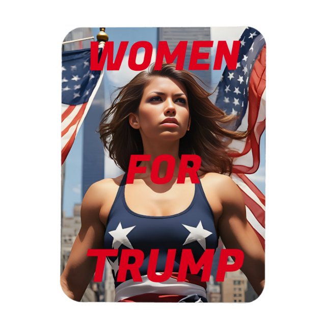 ÍMÃ MULHERES PARA TRUMP (Vertical)