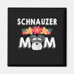 Imã Mulheres Que Adoram Schnauzer Mãe Que Adora Schna
