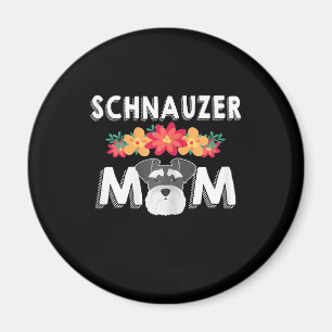 Imã Mulheres Que Adoram Schnauzer Mãe Que Adora Schna