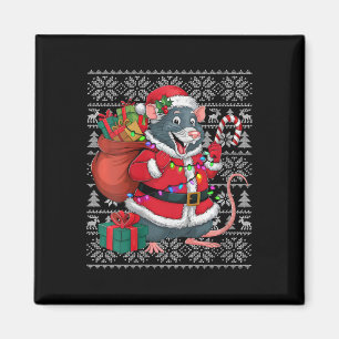 Imã Mulheres Rat Xmas Estilo de Sweet Papais noeis Rat