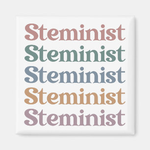 Imã Mulheres Retro Esteministas No STEM
