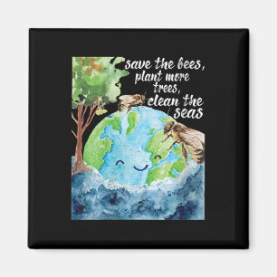 Imã Mulheres Salvem Abelhas - Proteção Ambiental