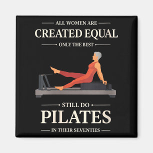 Imã Mulheres são criadas iguais fazem pilates em