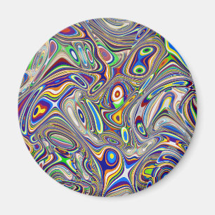 Imã Multi abstrato 2 da cor, 2018 (foto) imagens do