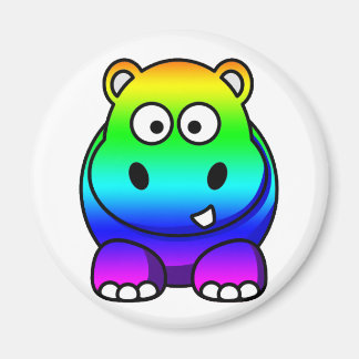 Imã Multi-Colorido, Rainbow Hippo