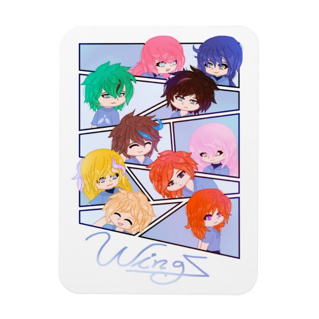Ímã Multi Personagem Wingz (Vertical)