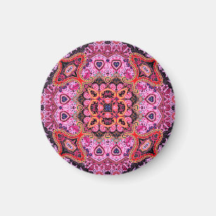 Imã Multicolor paisley, impressão de cachecol