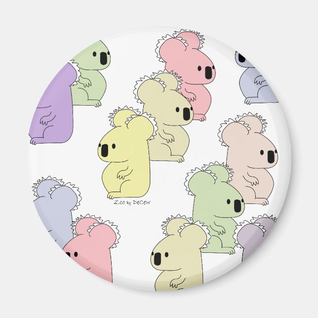Imã multiímã koala (Frente)