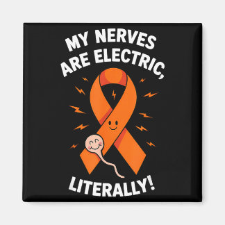 Imã Multiple Sclerosis Awareness 2025 -orange Ribbon_ 