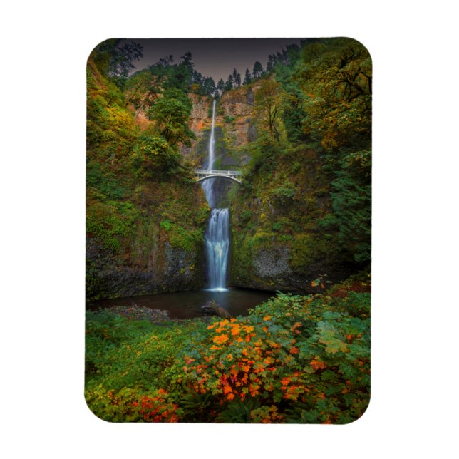 Ímã Multnomah Falls | Columbia River Gorge, Oregon (Vertical)