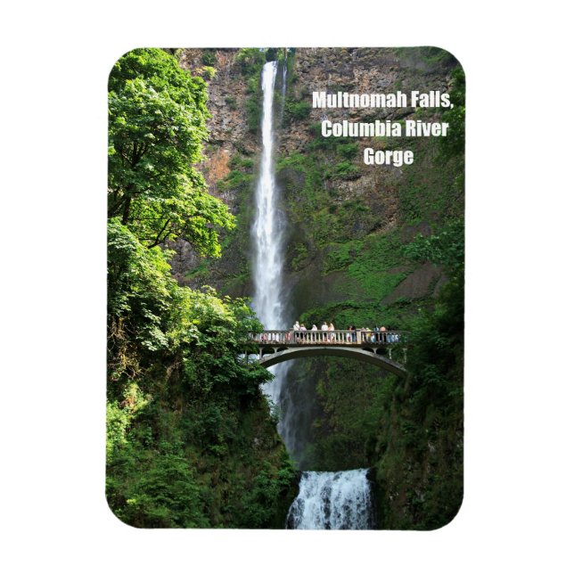 Ímã Multnomah Falls, Columbia River Gorge, Oregon (Vertical)