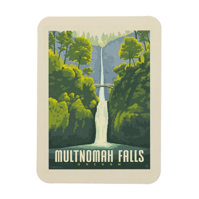 Ímã Multnomah Falls | Oregon (Vertical)