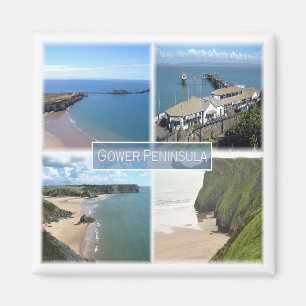 Imã Mumbles da Península de GOWER WLS004, País de Gale