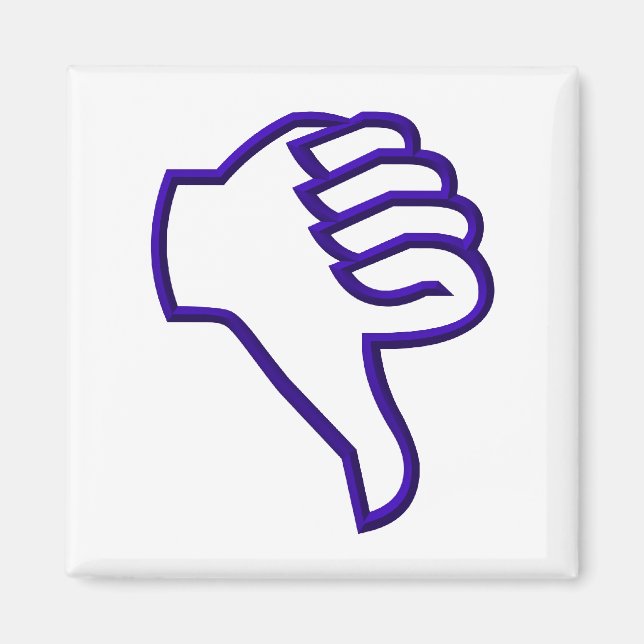 Imã Mumbs para baixo (Frente)