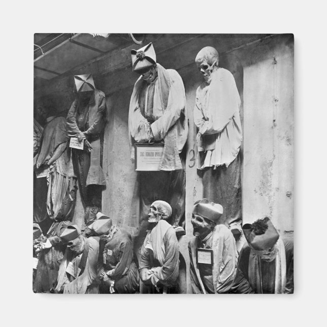 Imã Múmias de catacumba em Palermo, Itália (Frente)