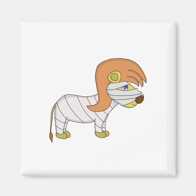Imã Mummy Lion (Frente)
