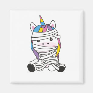 Imã Mummycorn Unicorn Mummy Halloween Costume